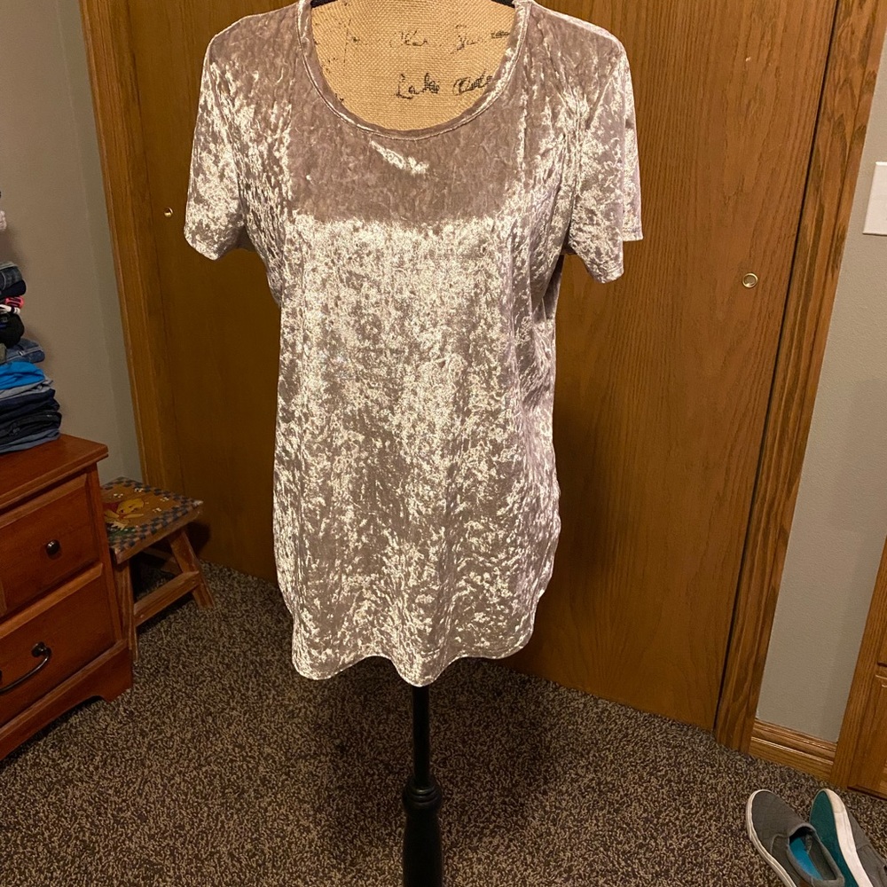 Pink gold blouse